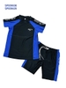 Đồ Bơi Bé Trai Rời Tay Ngắn Sport Trơn Phối Màu (1-4)