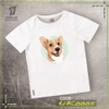 Áo thun trẻ em - UK0005 - in hình chó Corgi dễ thương , Quần áo trẻ em đẹp , Vải tốt , chất thun co dãn 4C thoải mái