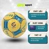 Quả Banh Đá Bóng Geru Futsal 2030 Vàng Dán
