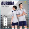 Áo Đá Banh Aurora - Trắng