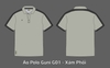 Áo Polo Guni G01 CSM - Xám Phối