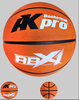 Bóng Rổ Cao Su AK Pro ABX1 Cam Số 7
