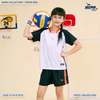Áo Đá Banh Trẻ Em Beyono T01 Nora Trắng Đen