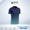 Áo Chạy Bộ Gunix Run 24 Xanh Đậm Phối Thiên Thanh