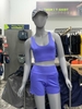 Set Gym Nữ Đùi Trơn TK Xanh