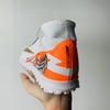 Giày Đá Banh Vapor 15 Academy Cổ Cao Trắng/Cam TF