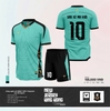 Áo Bóng Đá Không Logo VH Sport - Xanh Ngọc