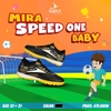 Giày Đá Banh Trẻ Em Mira Speed One - Đen