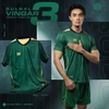 Áo Bóng Đá Không Logo Bulbal Vingar 3 Xanh Rêu