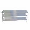 BÀN INOX 2 TẦNG GIÁ PHẲNG