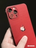 Miếng Dán Da Vân Mil Màu Đỏ IPhone 12 | 12 Mini | 12 Pro | 12 Pro Max