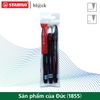 bo-3-but-bi-ky-stabilo-bl-ck-blkm-1-0mm-xanh-do-den
