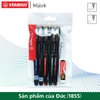 bo-5-but-bi-ky-stabilo-bl-ck-blkf-0-7mm-xanh-do-den-xanh-la-tim