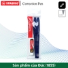 bo-2-cay-but-bi-stabilo-re-liner-868f-xanh-net-0-7mm-but-xoa