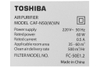 Máy lọc không khí Toshiba CAF-N50(W)VN
