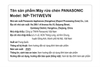 Máy rửa bát mini Panasonic NP-TH1WEVN