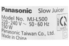 Máy ép chậm Panasonic MJ-L500SRA