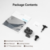 Telesin Windshield Clamp Mount  S3-EAK-03 gắn kính xe sử dụng với Action Camera chính hãng
