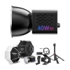Ulanzi 40W Portable LED Video Light Bundle - Bộ kit đèn nhỏ gọn cho Livestream / Podcast / Steam HLS-01