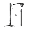 Cây ống mở rộng nối dài cho chân máy đơn Extension tube Monopod Pineta Pro chất liệu Carbon dài 52cm chính hãng
