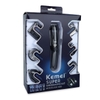 Bộ Tông đơ cắt tóc chuyên nghiệp Kemei KM600 11 IN 1- Đầy đủ 6 đầu khác nhau