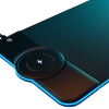 Bàn di chuột Size lớn tích hợp Sạc không dây 10W -  Mousepad Đèn nền Led Light RGB hiệu ứng HL229