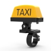 Đèn gắn ghi đông xe máy, xe đạp, mũ bảo hiểm kiểu dáng Taxi có tích hợp còi HLT52 chống thấm nước