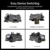Bộ đế 3 in 1 tích hợp cổng sạc nhanh Ulanzi PK-10 dành cho DJI Osmo Pocket 3 chính hãng