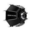 Softbox bát giác tổ ong Ulanzi AS-045 45cm 3308 tích hợp tháo lắp nhanh ngàm Mini Bowen bằng kim loại