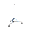 Chân treo đèn STD03 Pro di động inox 304 không gỉ cao cấp kèm bánh xe đẩy khả năng tải 30kg cao 3.2m