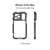 Bộ khung Rig Fotorgear hỗ trợ quay chụp cho iPhone 15 Pro / Promax