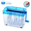 Máy cắt giấy mini cầm tay Shredder - Hủy giấy tài liệu cho văn phòng, trường học và gia đình