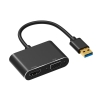 Cáp chuyển đổi USB 3.0 to HDMI và VGA Adapter 2K HL5201