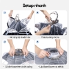 Softbox tháo lắp nhanh Ulanzi Fold DS90 90cm ngàm Bowen chính hãng kèm Grid L055 Parabolic