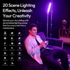 Đèn LED cầm tay gấp gọn 2 in 1 Ulanzi FOLD8 RGB kèm chân mini điều chỉnh màu 2500K-9000K
