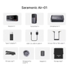 Saramonic Air 01 micro không dây siêu nhẹ 2 TX 1 RX tích hợp màn hình màu 1,05 inch chính hãng