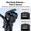 Đầu Tripod Ulanzi U190 II Uka Fluid Head đế tháo lắp nhanh cho máy ảnh DSLR tải trọng 4KG