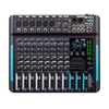 Debra Audio DP-10 Audio Mixer Professional 10-Channel Audio Interface DJ Console