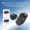 Bộ tháo lắp nhanh gắn balo Ulanzi UKA13 Uka Backpack Strap Mount II Dual Locking Uka Quick Release dành cho camera chính hãng