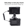 Cáp dây lò xo truyền tín hiệu cho máy ảnh 4K60P Micro HDMI ra HDMI 2.0 ra màn hình phụ hoặc máy tính HLAD1