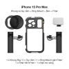 Bộ khung Rig Fotorgear hỗ trợ quay chụp cho iPhone 15 Pro / Promax chuyên nghiệp
