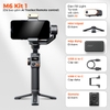 Gimbal chống rung cho điện thoại smartphone Hohem iSteady M6 FullKit có đèn - Với AI từ tính thông minh chính hãng