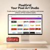 Ulanzi TC002 Pixbar Smart Pixel Clock II Thời tiết Lịch Lấy nét Hẹn giờ Đồng hồ thông minh Pixel