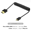 Cáp dây lò xo truyền tín hiệu cho máy ảnh 4K60P HDMI 2.0 ra màn hình phụ hoặc máy tính