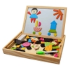 Bộ trò chơi ghép hình nam châm bằng gỗ H302 Wooden Magnetic Puzzle Toys Children