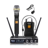 Debra Audio D-220 UHF Wireless Microphone (1Handheld Mic 1Headset 1Lavalier Mic)