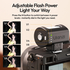 Đèn flash Ulanzi KL01 mini hỗ trợ kèm bộ lọc màu dành cho máy ảnh
