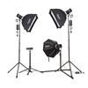 Combo Setup lighting studio Quay/Chụp/Livestream dành cho ngành hàng Giày,túi và mũ cao cấp chính hãng