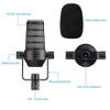 Saramonic SR-BV1 Cardioid Dynamic Desktop Studio Microphone for Live Streaming Bodcasting Podcasting Recording Studio Youtube