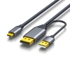 Cáp chuyển đổi DP to Type C 2K 144Hz/4K 60Hz cho màn hình di động, kính VR/AR HL144